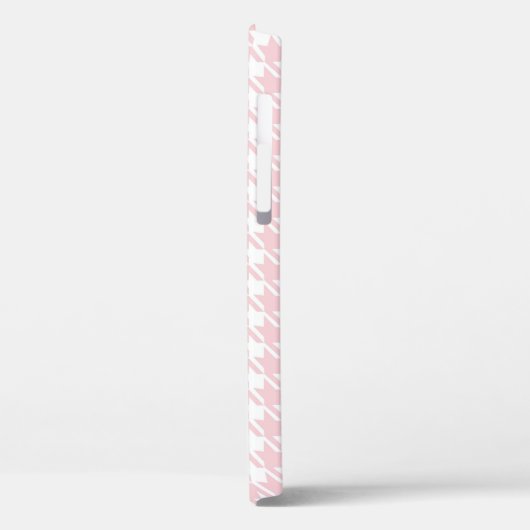 Coques Case-Mate iPhone Rose Houndstooth Motif Moderne Plutôt (Verso / Gauche)