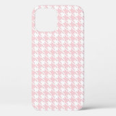 Coques Case-Mate iPhone Rose Houndstooth Motif Moderne Plutôt (Verso)