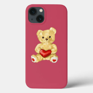 Coques Pour iPhone Rosé Hypnotisant mignon Ours Teddy Protection