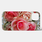 Coques Case-Mate iPhone Rose Juxtapose extra Protection Monogramme (Verso (horizontal))