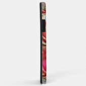 Coques Case-Mate iPhone Rose Juxtapose Monogramme (Dos/Droite)