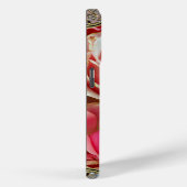 Coques Case-Mate iPhone Rose Juxtapose Monogramme (Verso / Droite)