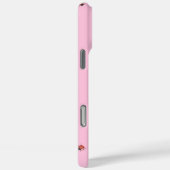 Coques Case-Mate iPhone Rose Ladybug (Verso / Droite)