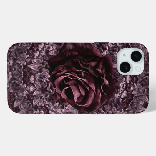 Coques Case-Mate iPhone Rose Mandala (Verso (horizontal))