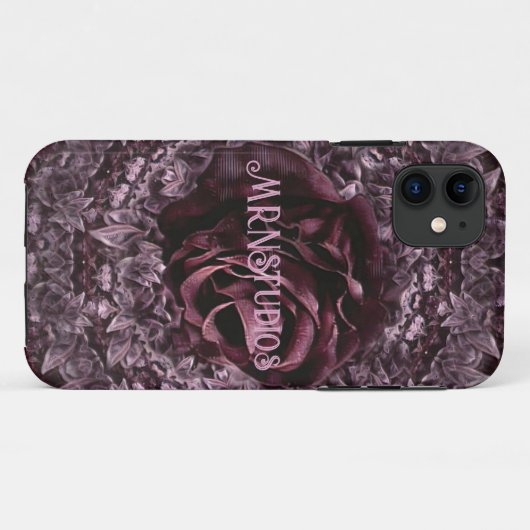 Coques Case-Mate iPhone Rose Mandala (Dos (Horizontal))