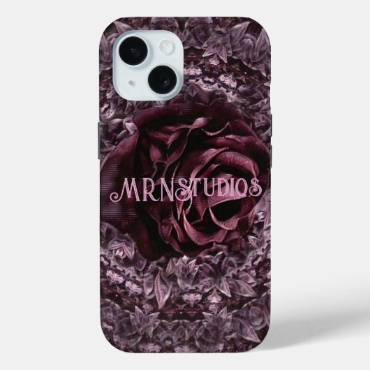 Coques Case-Mate iPhone Rose Mandala (Verso)