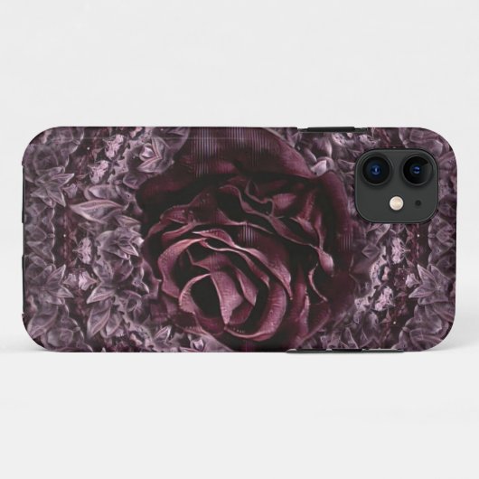 Coques Case-Mate iPhone Rose Mandala (Dos (Horizontal))