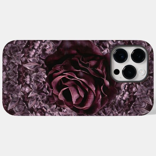 Coques Case-Mate iPhone Rose Mandala (Verso (horizontal))