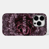 Coques Case-Mate iPhone Rose Mandala (Verso (horizontal))