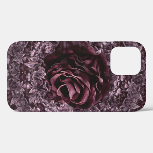 Coques Case-Mate iPhone Rose Mandala (Verso (horizontal))