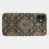 Coques Case-Mate iPhone Rose métallique rustique (Dos (Horizontal))