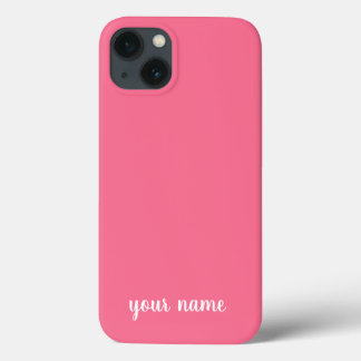 Case-Mate iPhone Case rose minimaliste monogramme neutre