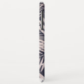 Coques Case-Mate iPhone Rose moderne Gold Tropical Feuille Motif (Dos/Gauche)