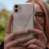 Coques Case-Mate iPhone Rose monochrome élégant