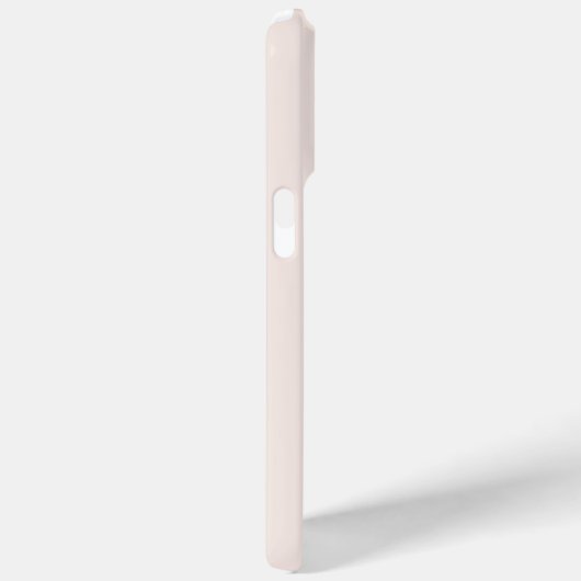 Coques Case-Mate iPhone Rose | Monogramme à rayures chics (Verso / Droite)
