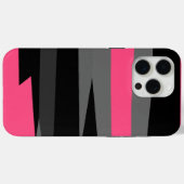 Coques Case-Mate iPhone Rose Noir et Gris (Verso (horizontal))