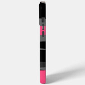 Coques Case-Mate iPhone Rose Noir et Gris (Verso / Gauche)
