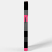 Coques Case-Mate iPhone Rose Noir et Gris (Verso / Droite)