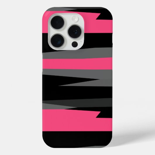 Coques Case-Mate iPhone Rose Noir et Gris (Verso)