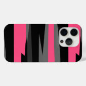 Coques Case-Mate iPhone Rose Noir et Gris (Verso (horizontal))