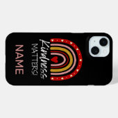 COQUES Case-Mate iPhone ROSE NOIRE ROUGE BOHO RAINBOW LA GENTILLESSE COMPT (Verso (horizontal))