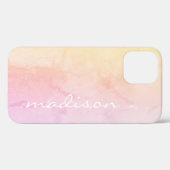 Coques Case-Mate iPhone Rose Ombre Glam (Verso (horizontal))