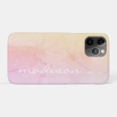 Coques Case-Mate iPhone Rose Ombre Glam (Dos (Horizontal))