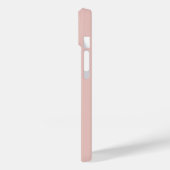 Coques Case-Mate iPhone Rose or couleur professionnelle simple nom monogra (Verso / Gauche)