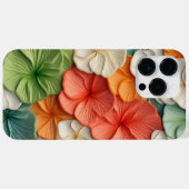 COQUES Case-Mate iPhone ROSE ORANGE VERT BLANC 3D REGARDER BEGONIA FLEURS (Verso (horizontal))