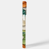 COQUES Case-Mate iPhone ROSE ORANGE VERT BLANC 3D REGARDER BEGONIA FLEURS (Verso / Droite)