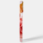 COQUES Case-Mate iPhone ROSE ORANGE VERT BLANC 3D REGARDER BEGONIA FLEURS (Verso / Droite)