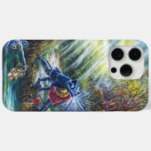 Coques Case-Mate iPhone ROSE OUBLIÉ combattant les chevaliers, l'argent et (Verso (horizontal))