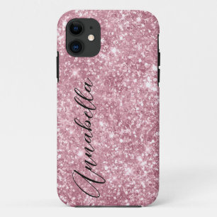 Case-Mate iPhone Case Rose Pailleté Glamour