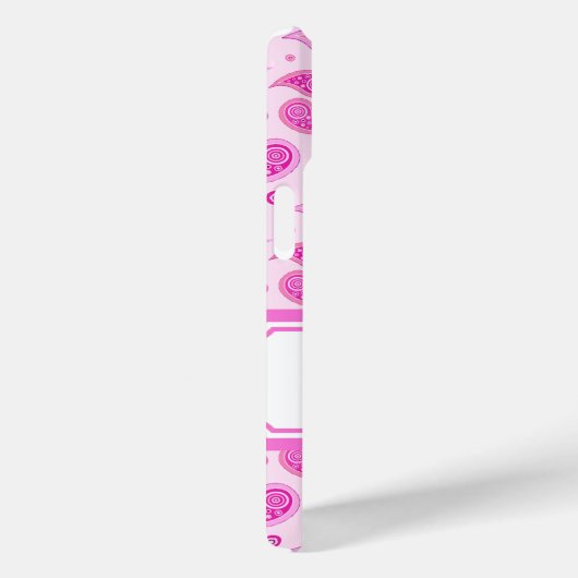 Coques Case-Mate iPhone Rose Paisley (Verso / Droite)