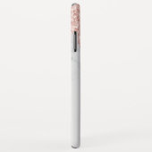 Coques Case-Mate iPhone Rose Parties scintillant or  gouttes étincelles Ma (Dos/Droite)