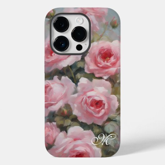 Coques Case-Mate iPhone Rose peint rose (Verso)
