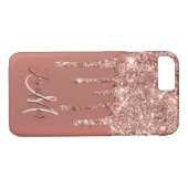 Coques Case-Mate iPhone Rose personnalisé Parties scintillant Gold Drivers (Dos (Horizontal))