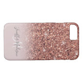 Coques Case-Mate iPhone Rose personnalisé Parties scintillant Gold Drivers (Dos (Horizontal))