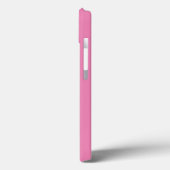 Coques Case-Mate iPhone rose pois rose feuilles ajouter votre propre texte (Verso / Gauche)