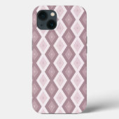 Coques Case-Mate iPhone Rose quartz rose diamant motif Coque-Mate iPhone (Verso)