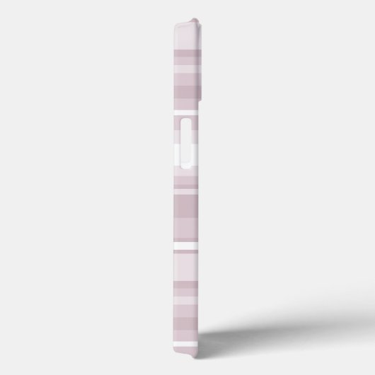 Coques Case-Mate iPhone Rose quartz rose rayures Coque-coque iphone Mate (Verso / Droite)