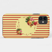 Coques Case-Mate iPhone Rose rayée (Dos (Horizontal))