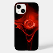 COQUES Case-Mate iPhone ROSE RED FRACTAL (Verso)
