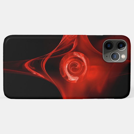 COQUES Case-Mate iPhone ROSE RED FRACTAL (Dos (Horizontal))