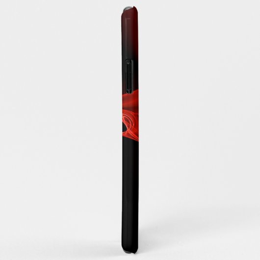 COQUES Case-Mate iPhone ROSE RED FRACTAL (Dos/Droite)