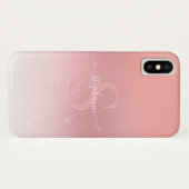 Coques Case-Mate iPhone Rose rose brillant Parties scintillant étincelle M (Dos (Horizontal))