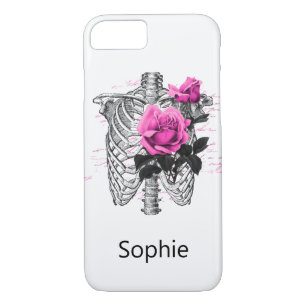 Case-Mate iPhone Case Rose rose moderne Skeleton Heart