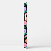 Coques Case-Mate iPhone Rose rose / violet couleur Motif sur noir (Verso / Droite)