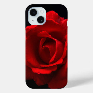 Coque Pour iPhone 15 Rose rouge