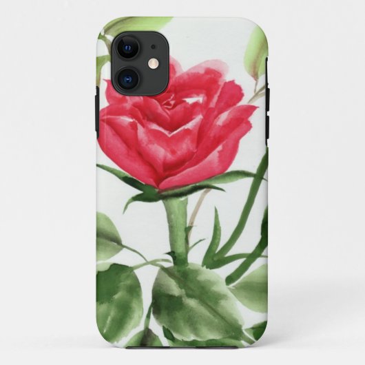 Coques Case-Mate iPhone Rose rouge (Dos)